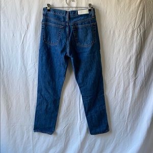 redone double needle crop